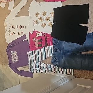 Huge Bundle of Crazy 8 Girls size 14 shirts and bottoms!